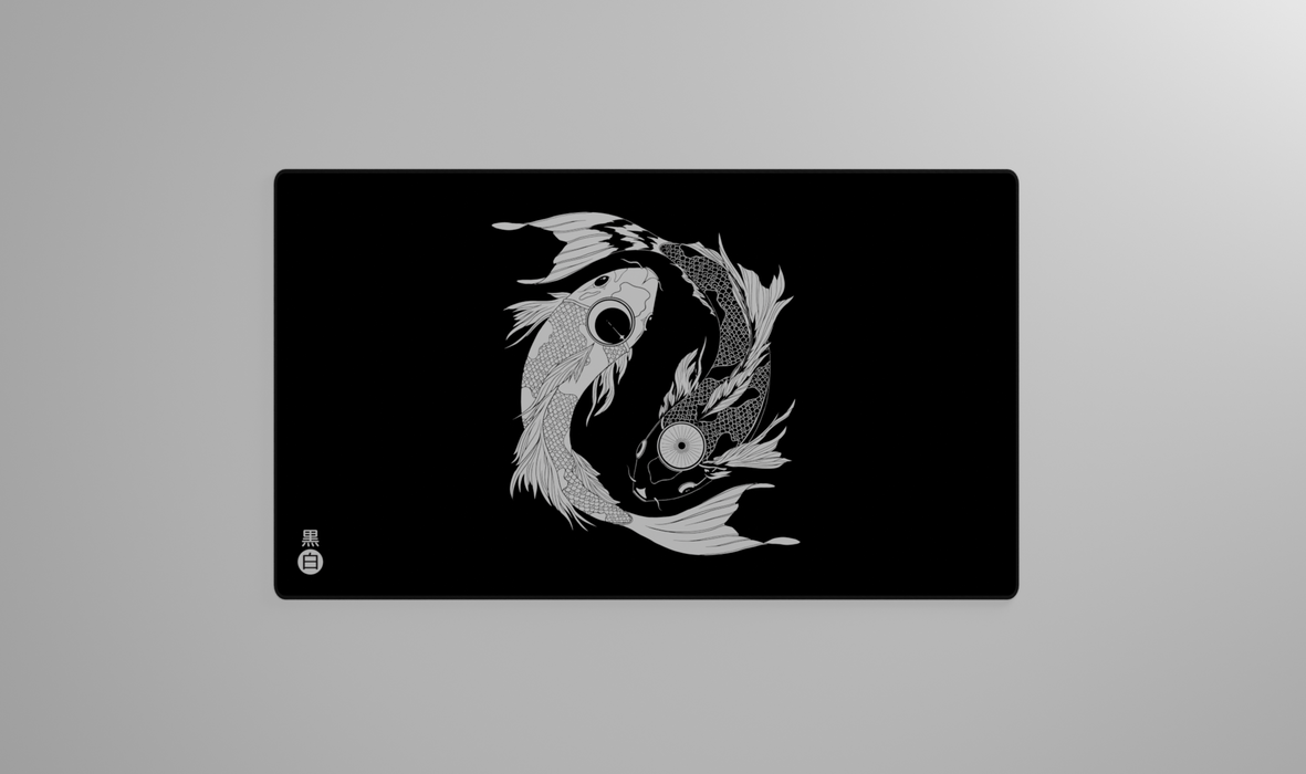Deskmat - WAVE 1 - Yin [Mono]