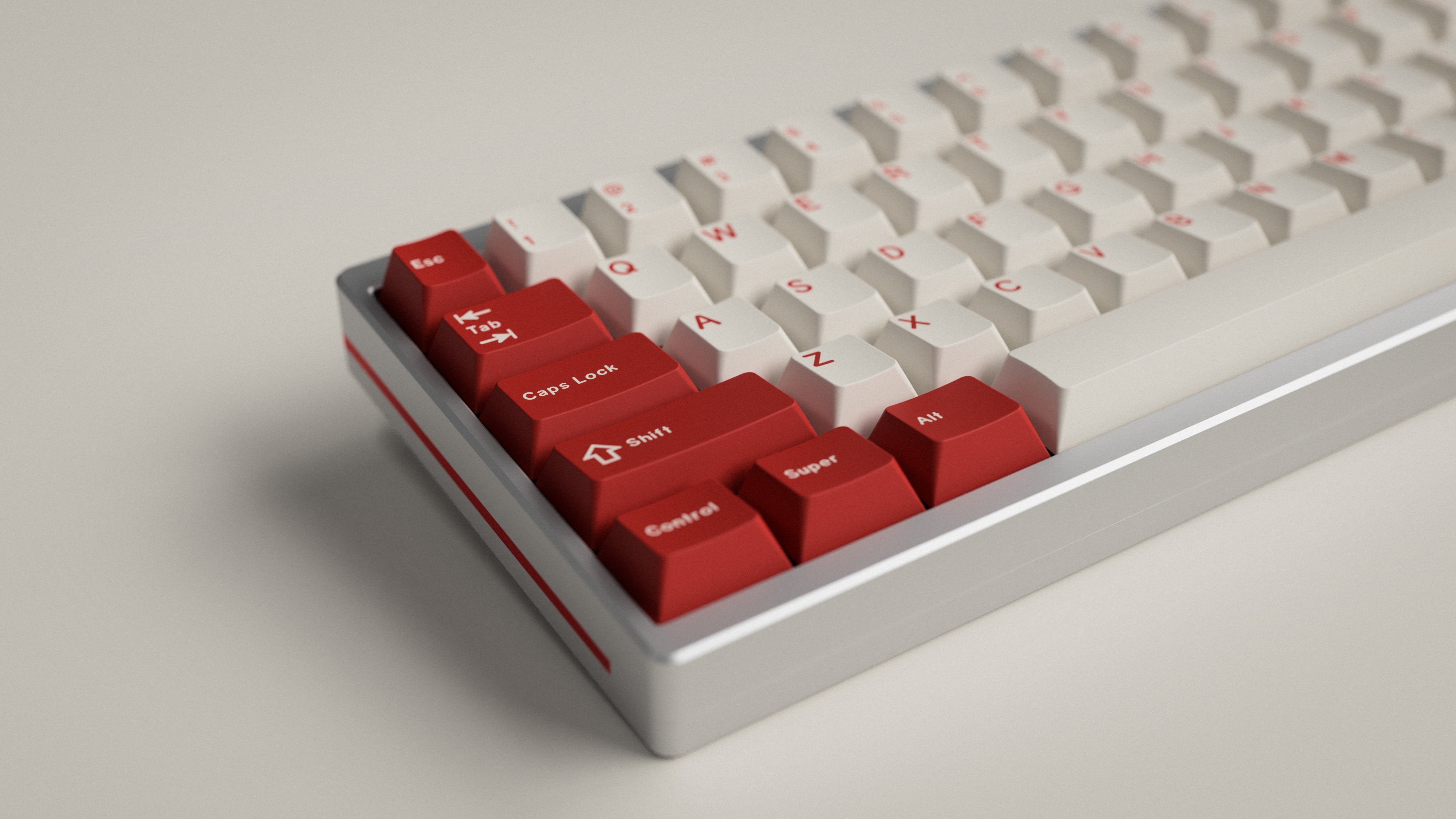 GMK CYL Classic Red Keycaps