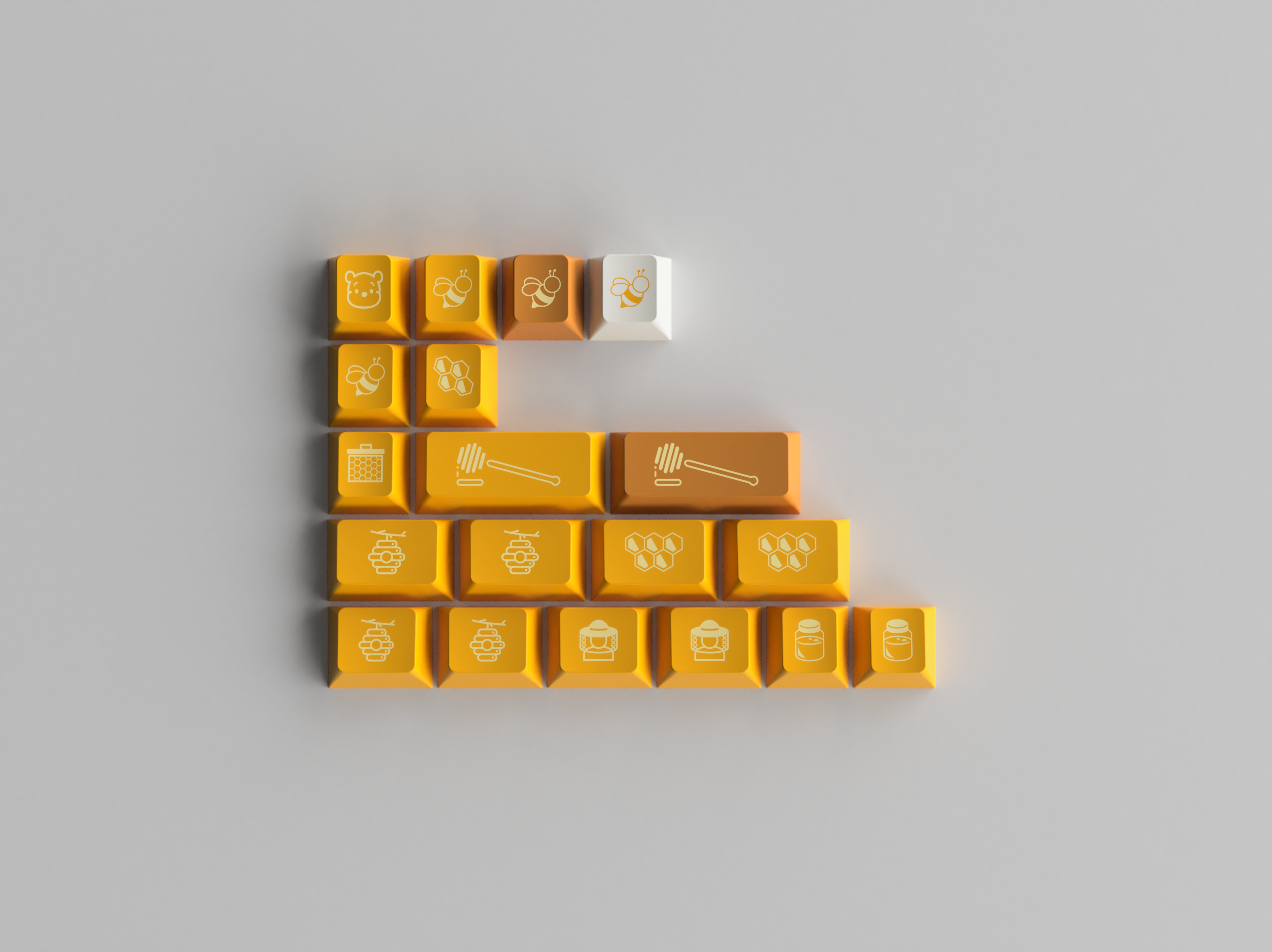 GMK Honey Keycaps