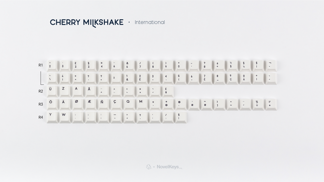 Cherry Milkshake Keycaps