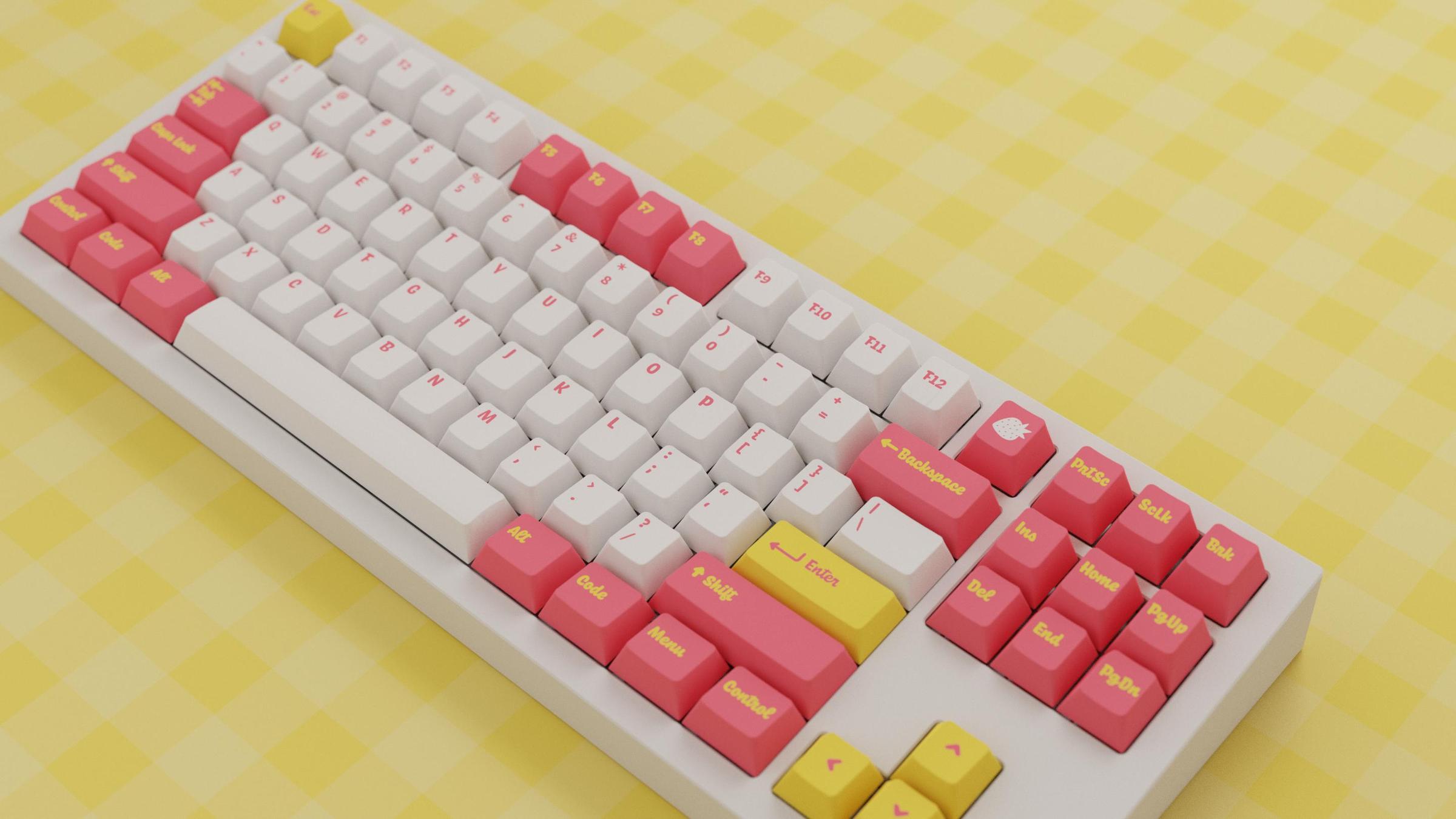 Infinikey Strawberry Lemonade Keycaps