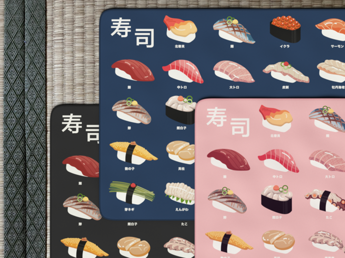 Deskmat -  Sushi