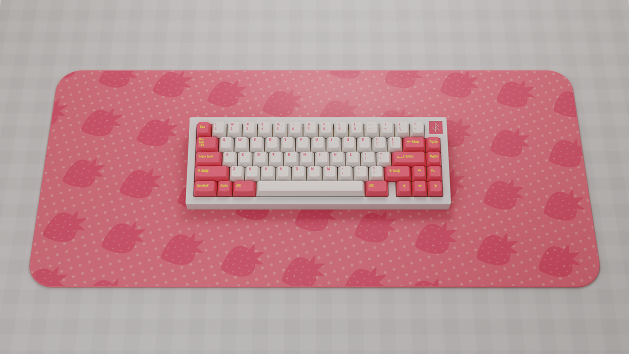 Deskmat - Infinikey Strawberry Lemonade - Extras