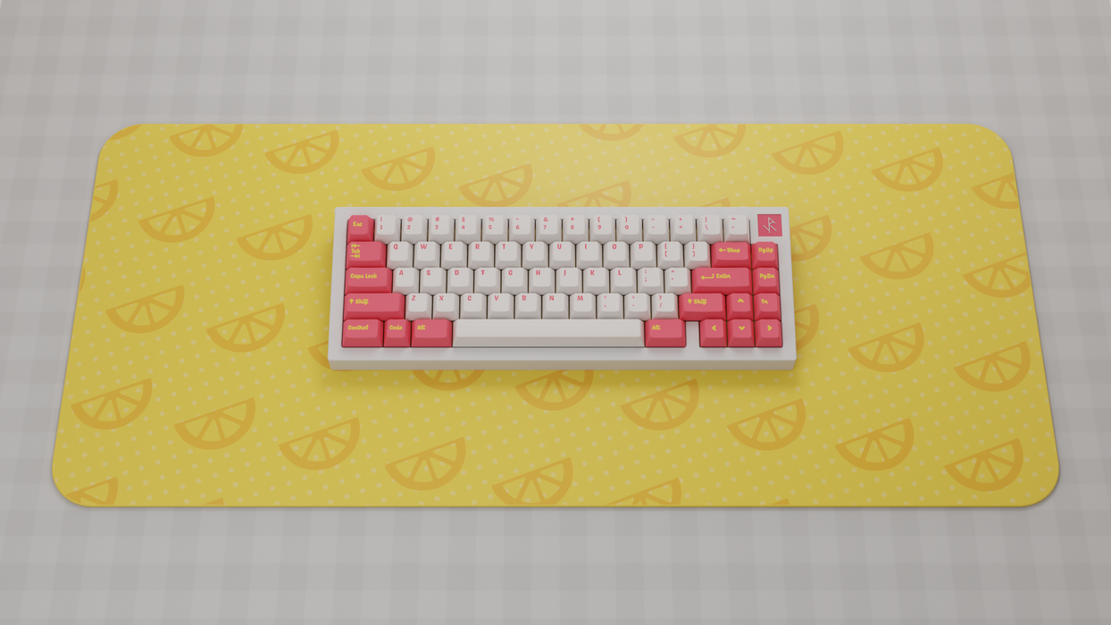 Deskmat - Infinikey Strawberry Lemonade - Extras