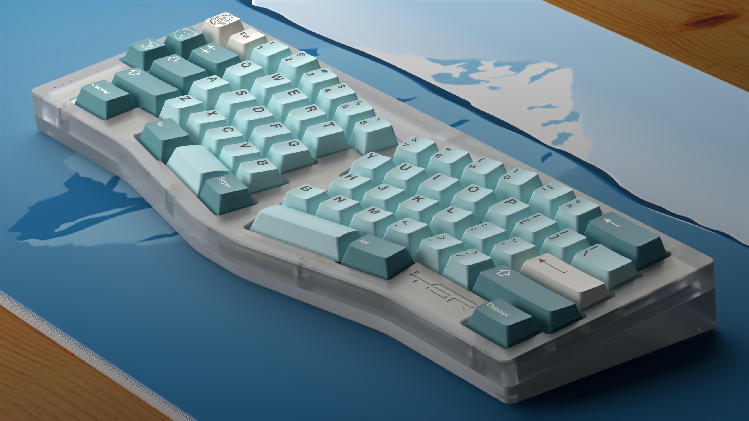 GMK CYL Iceberg Keycaps