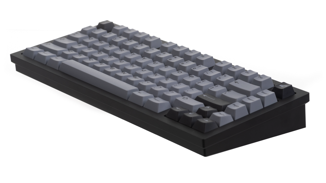 NicePBT Black on Grey Keycaps