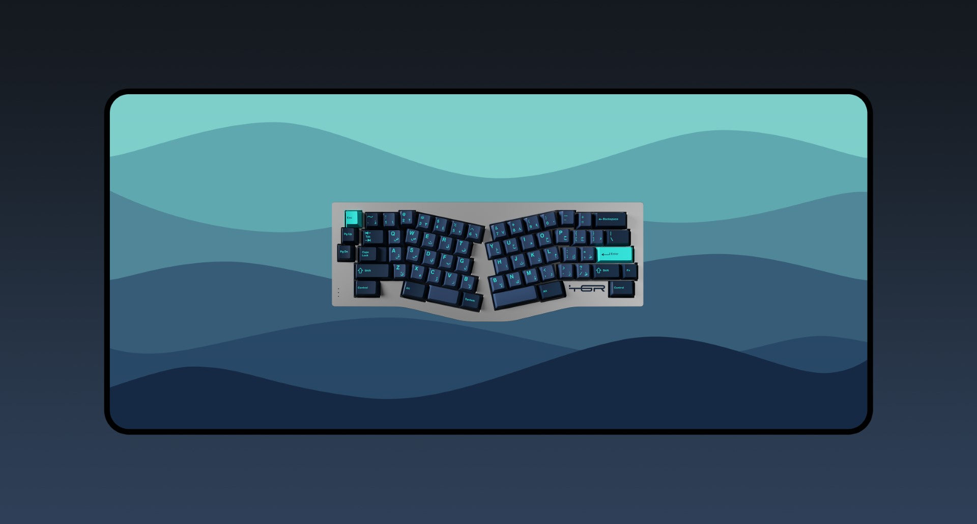 Deskmat - GMK Arabian Sea [Group Buy]