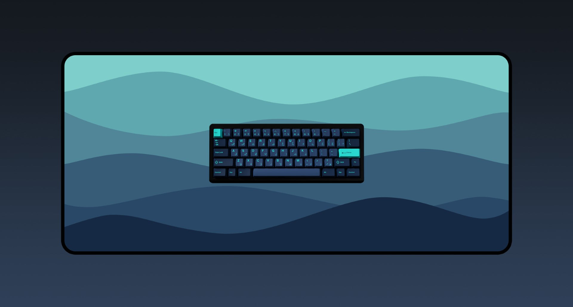 Deskmat - GMK Arabian Sea [Group Buy]