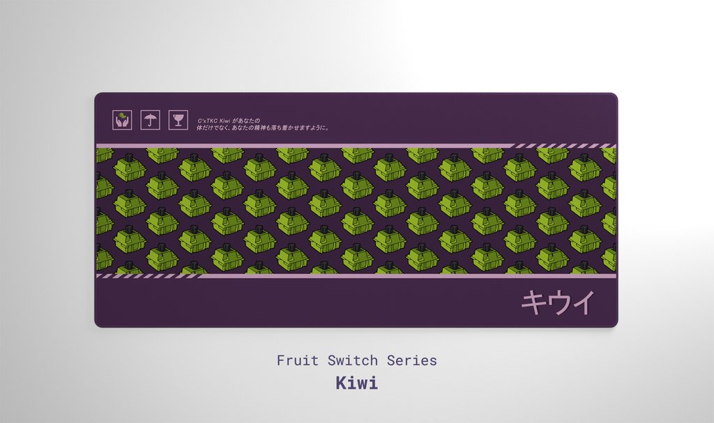 Deskmat - Artist x TKC -  Fruit Switch Series [Group Buy]