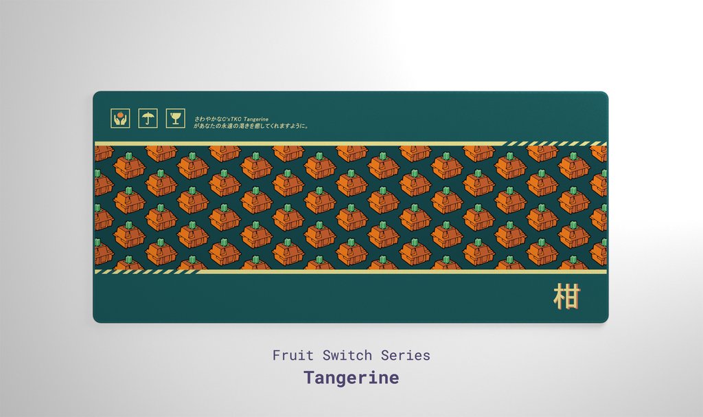 Deskmat - Artist x TKC -  Fruit Switch Series [Group Buy]