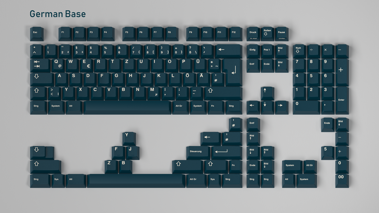 GMK Prussian Blue
