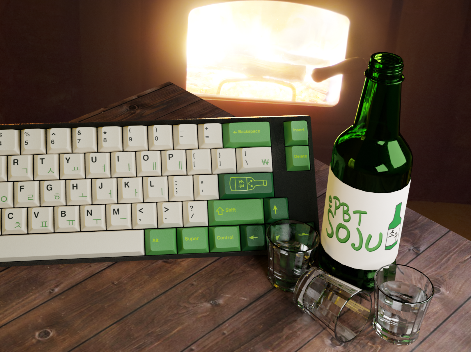 ePBT Soju Keycaps