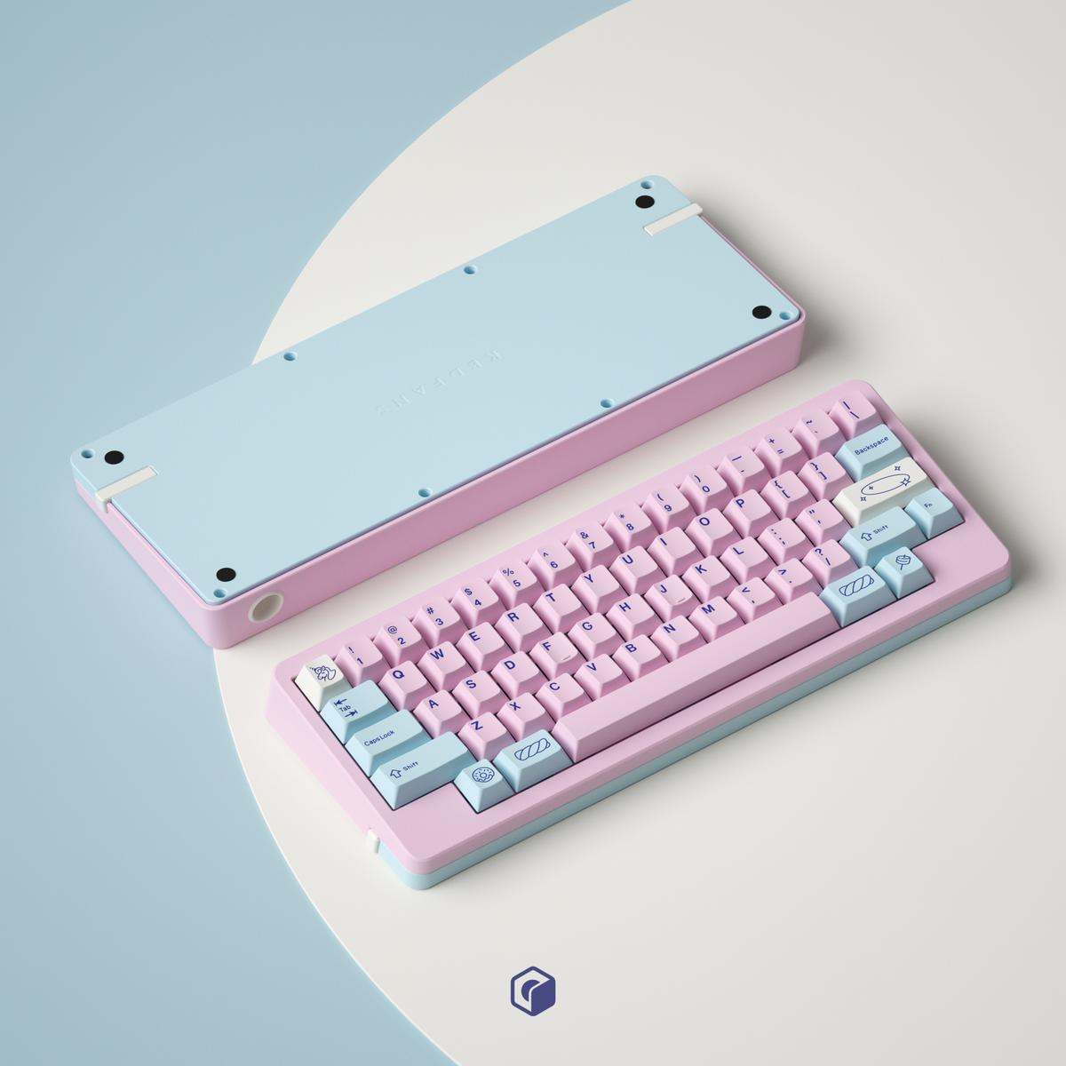 KBDfans / D60Lite × Acid House キーボード ePBT Acid House Keyboard (WK/HHKB) - D60 LITE