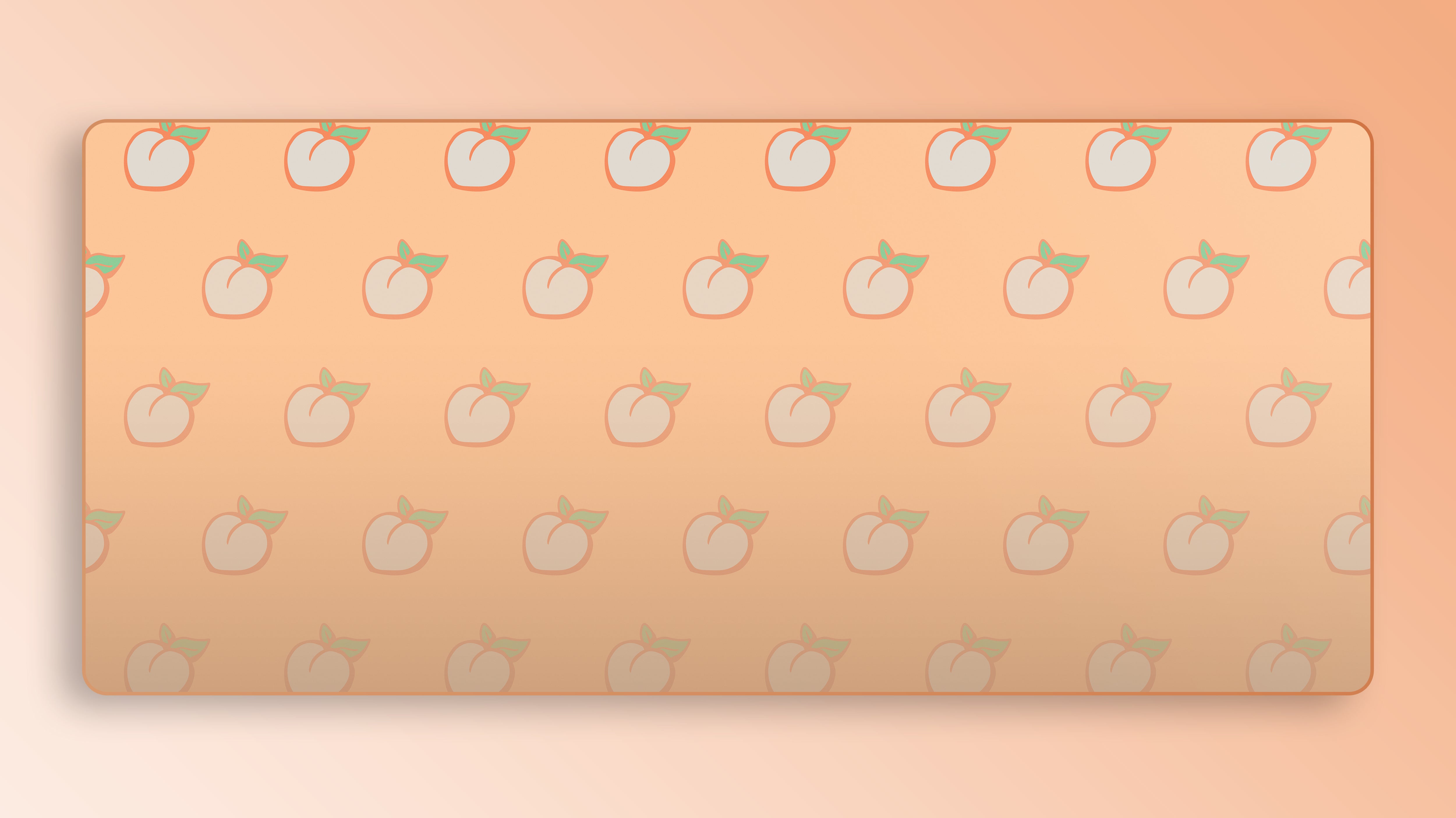 Deskmat -  GMK Peaches n Cream Lite