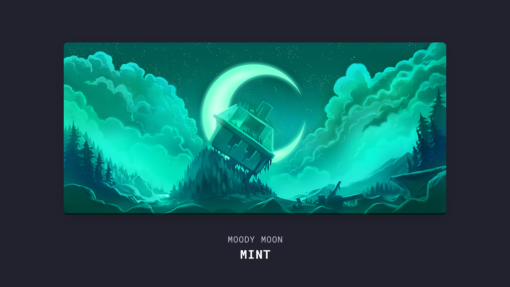 Deskmat - Artist x TKC -  Moody Moon Series