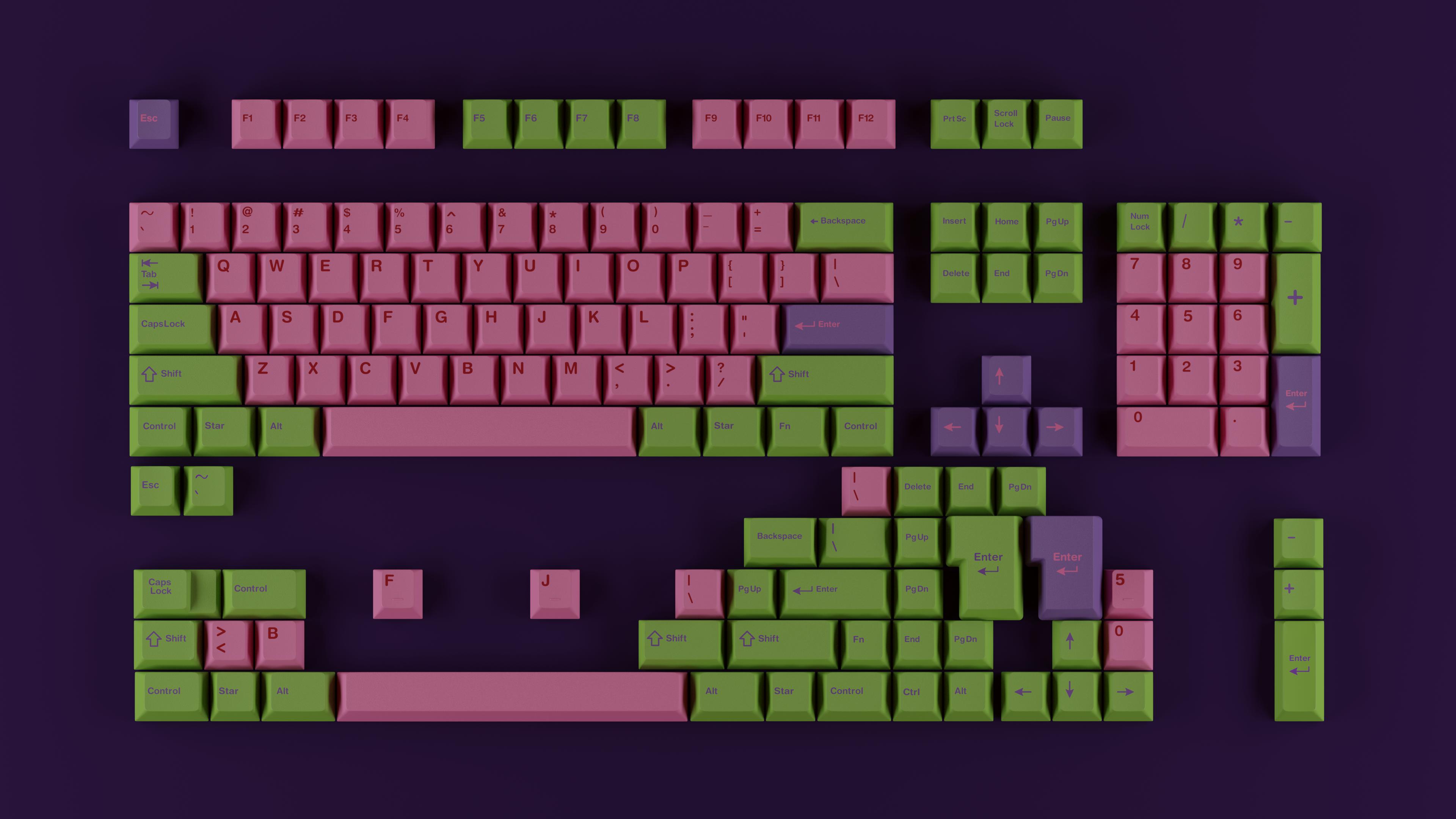 GMK Star Keycaps