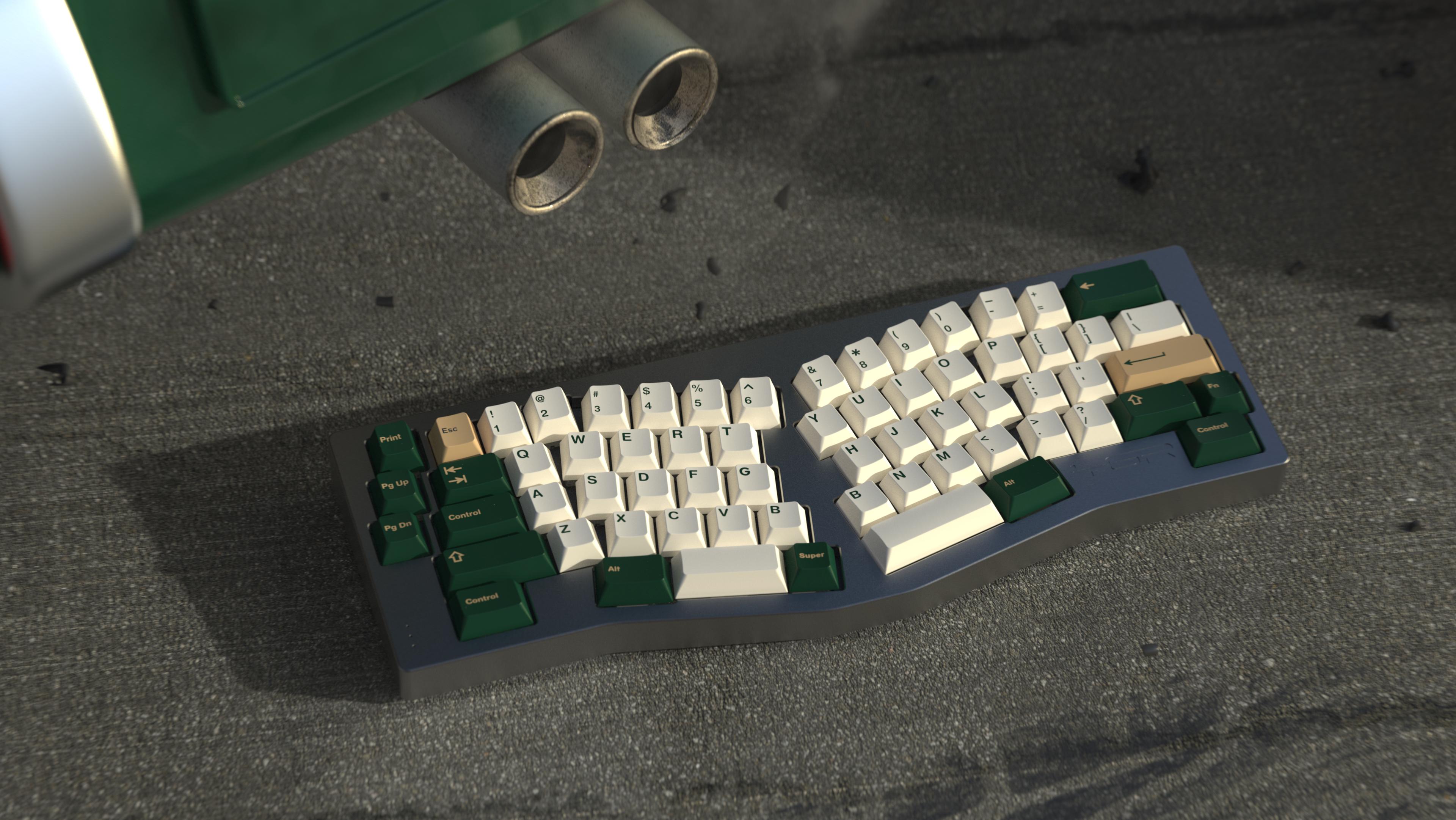 GMK British Racing Green Keycaps