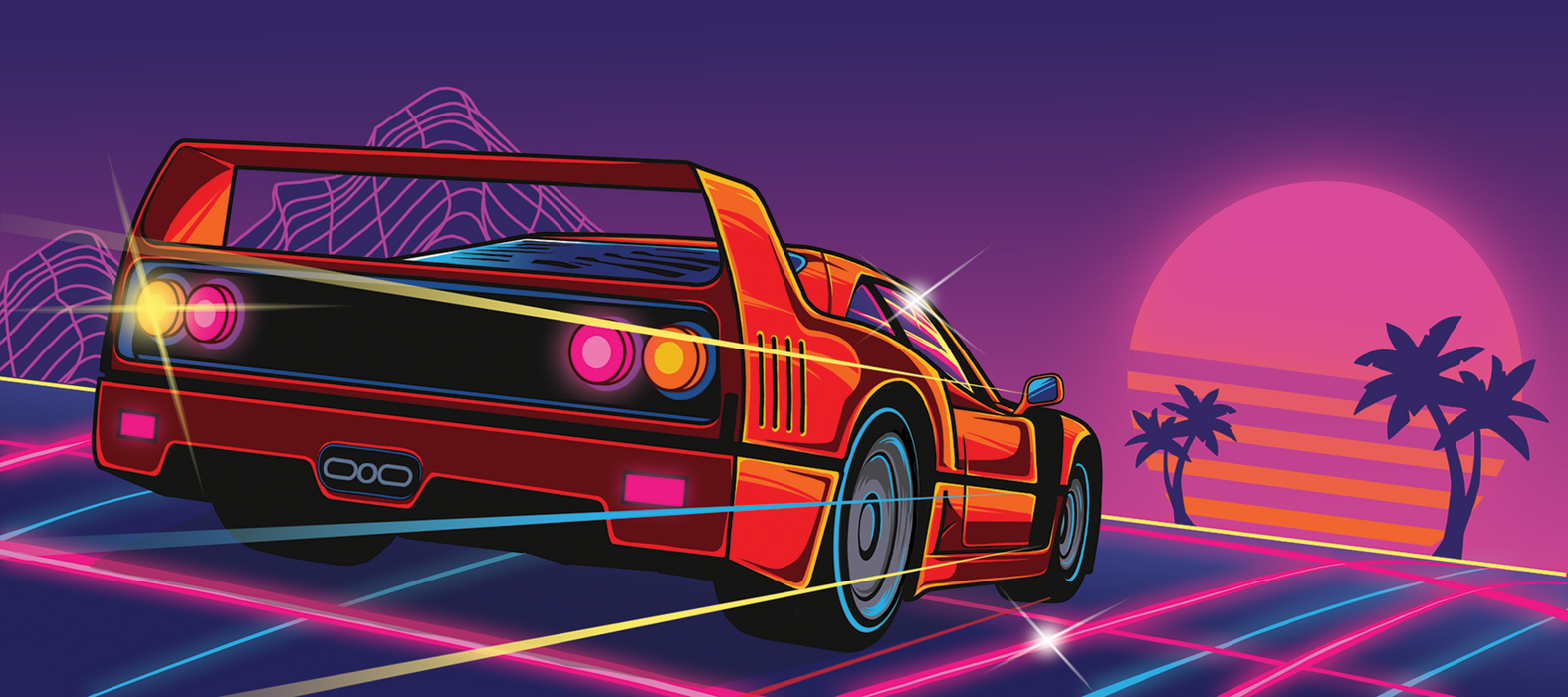 Deskmat - GMK Retrowave [Group Buy]