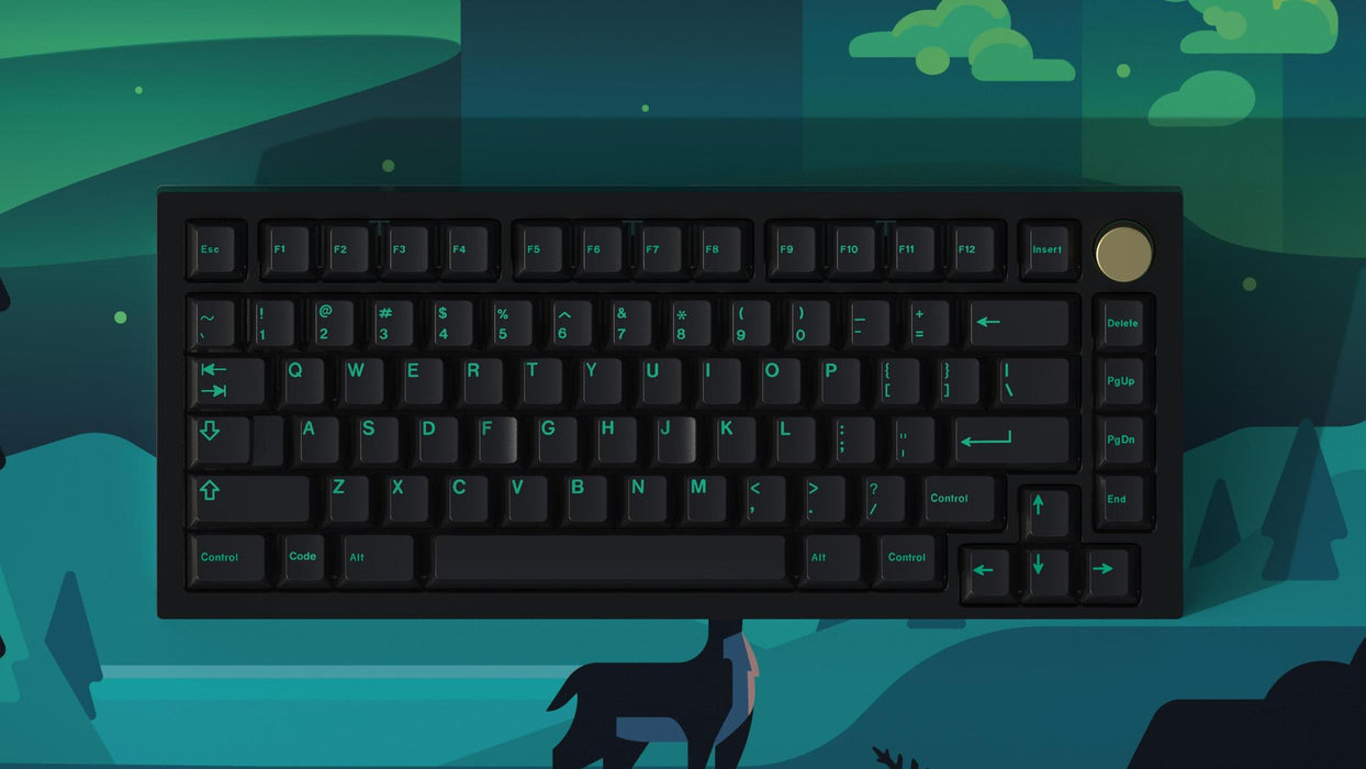 GMK Aurora Polaris Keycaps