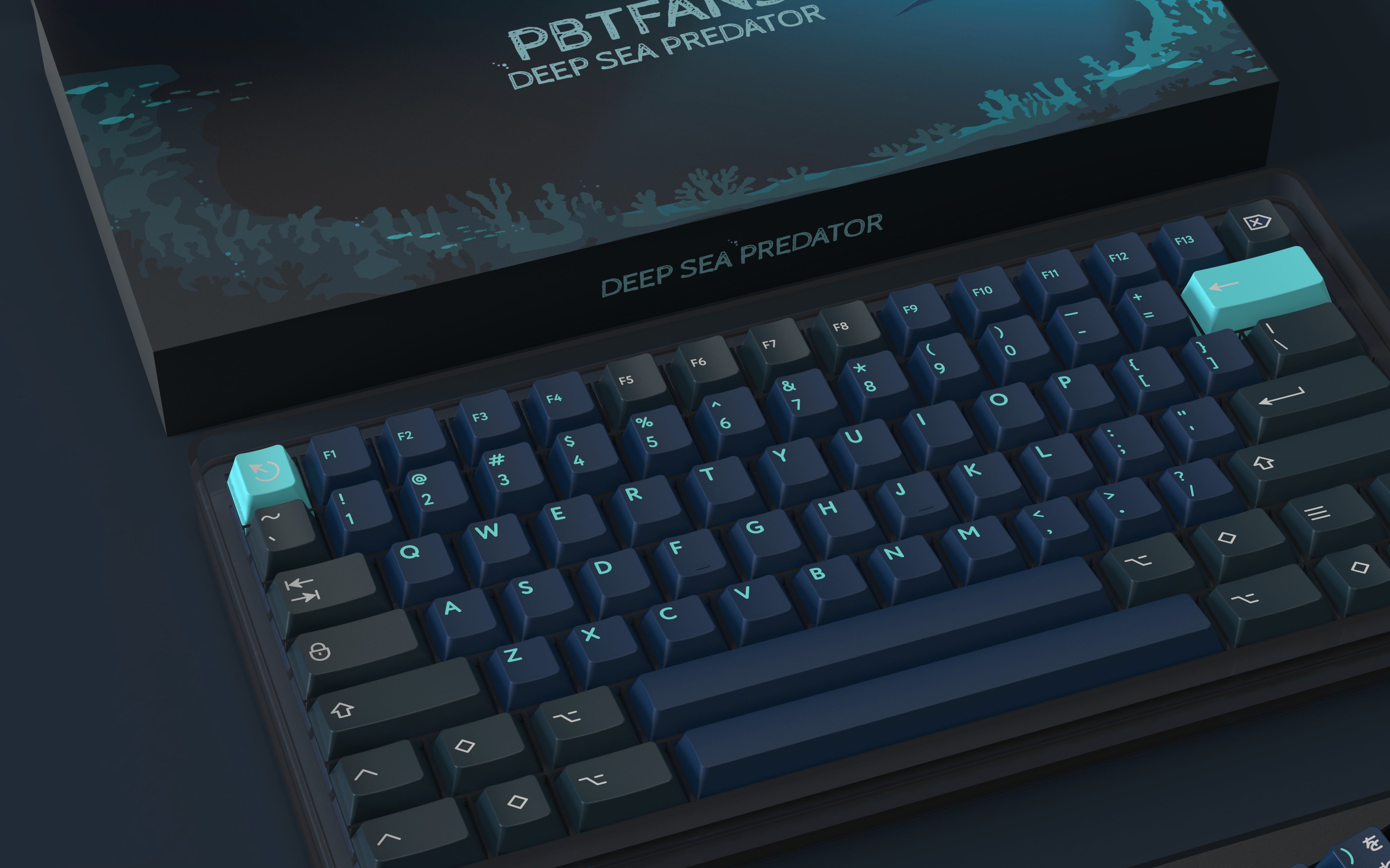 PBTFans Deep Sea Predator Keycaps