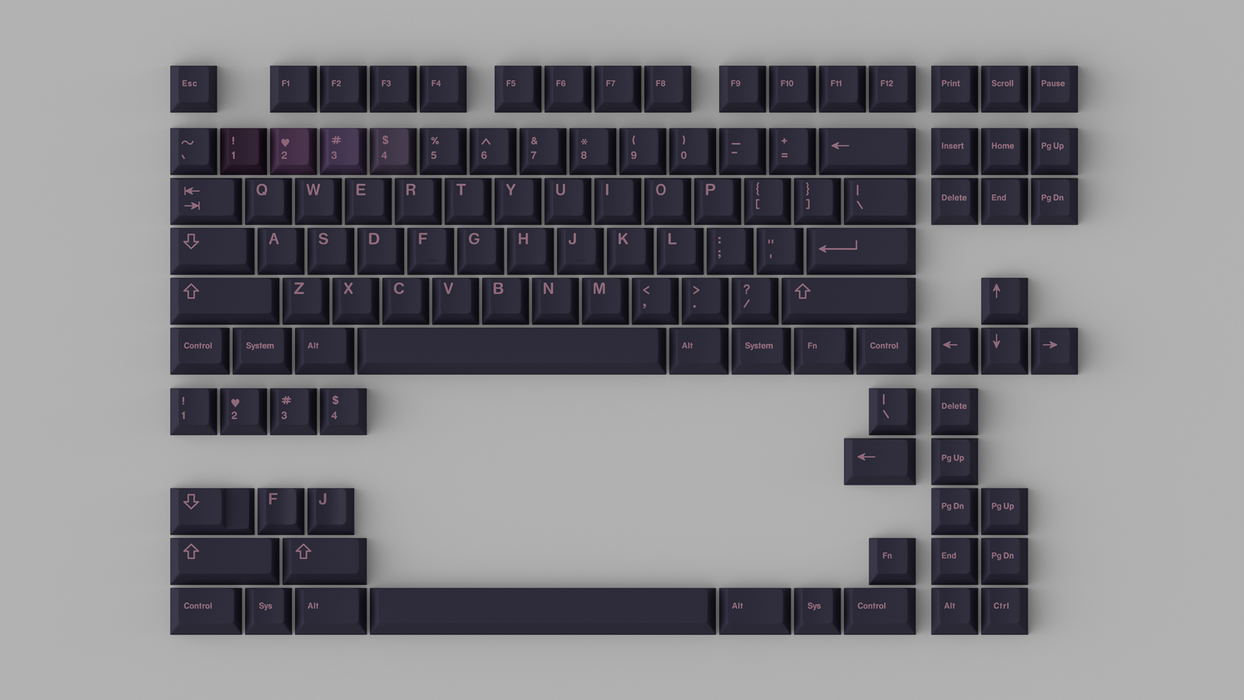 GMK Rouge Keycaps