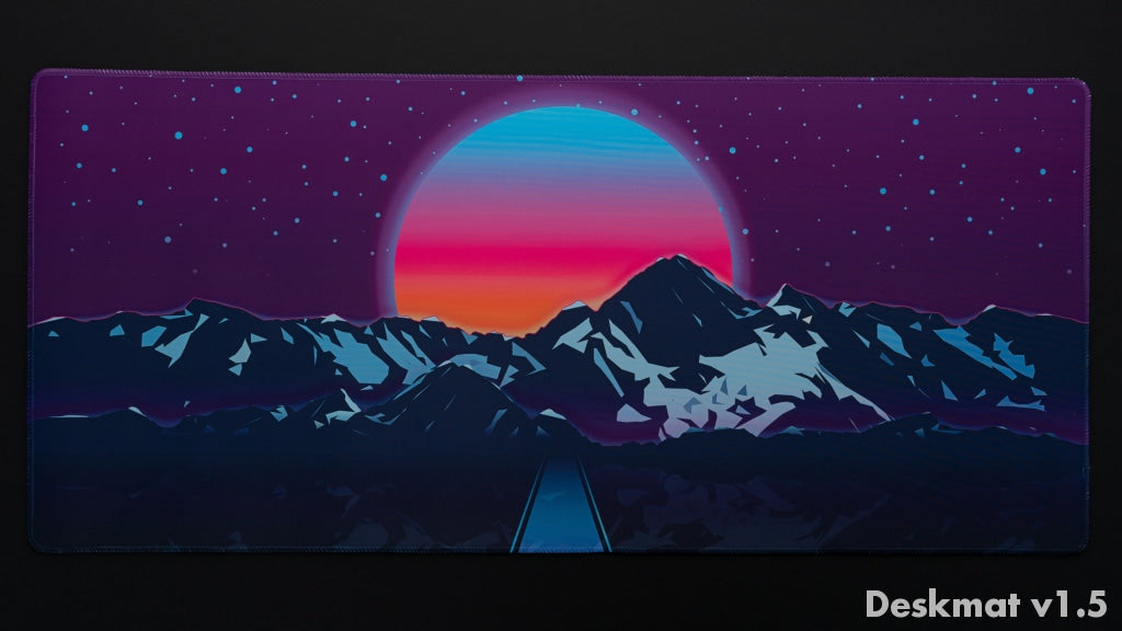 Deskmat - Synthwave Series v1.5