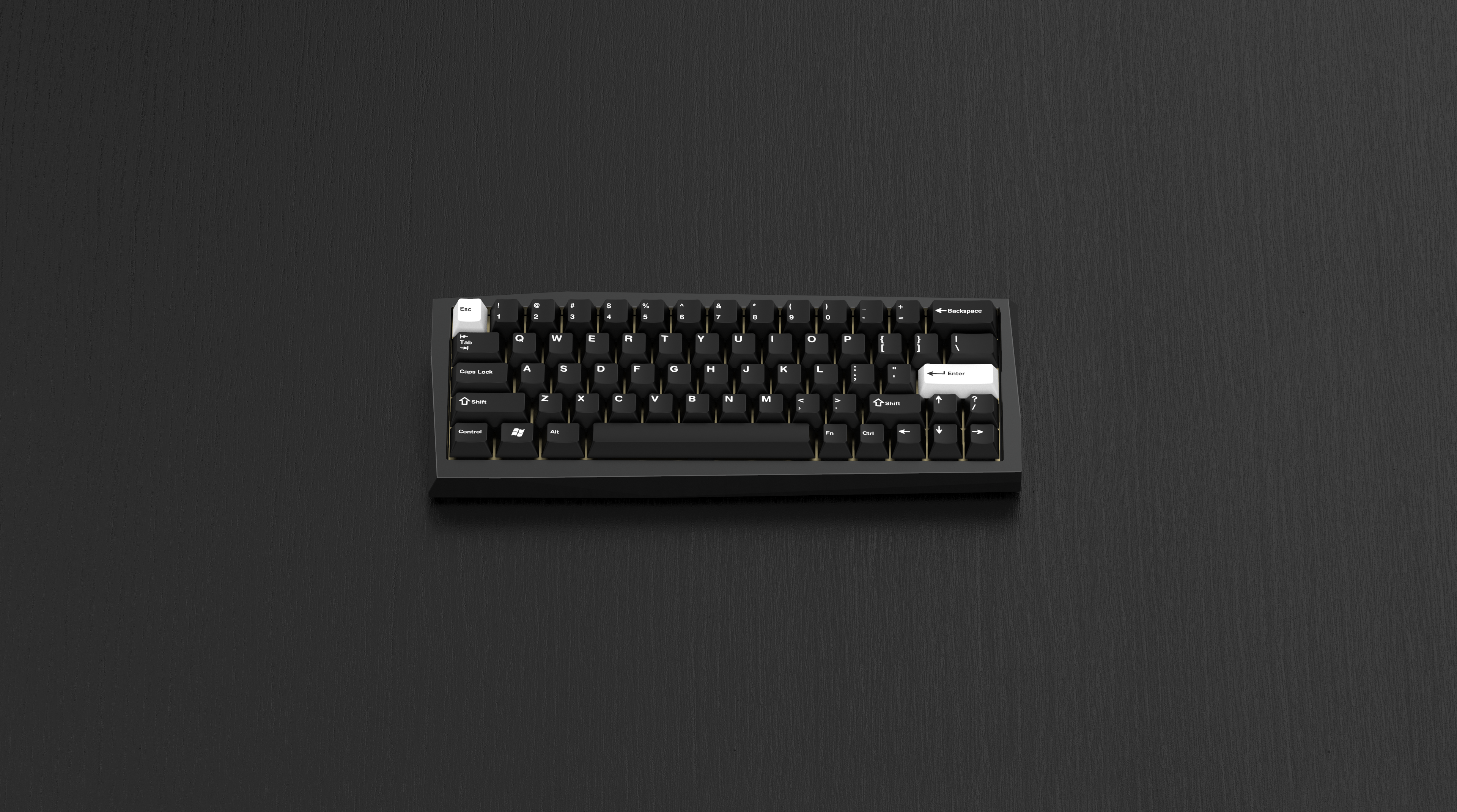 KBDFans Blade Aluminum 60% Keyboard Case