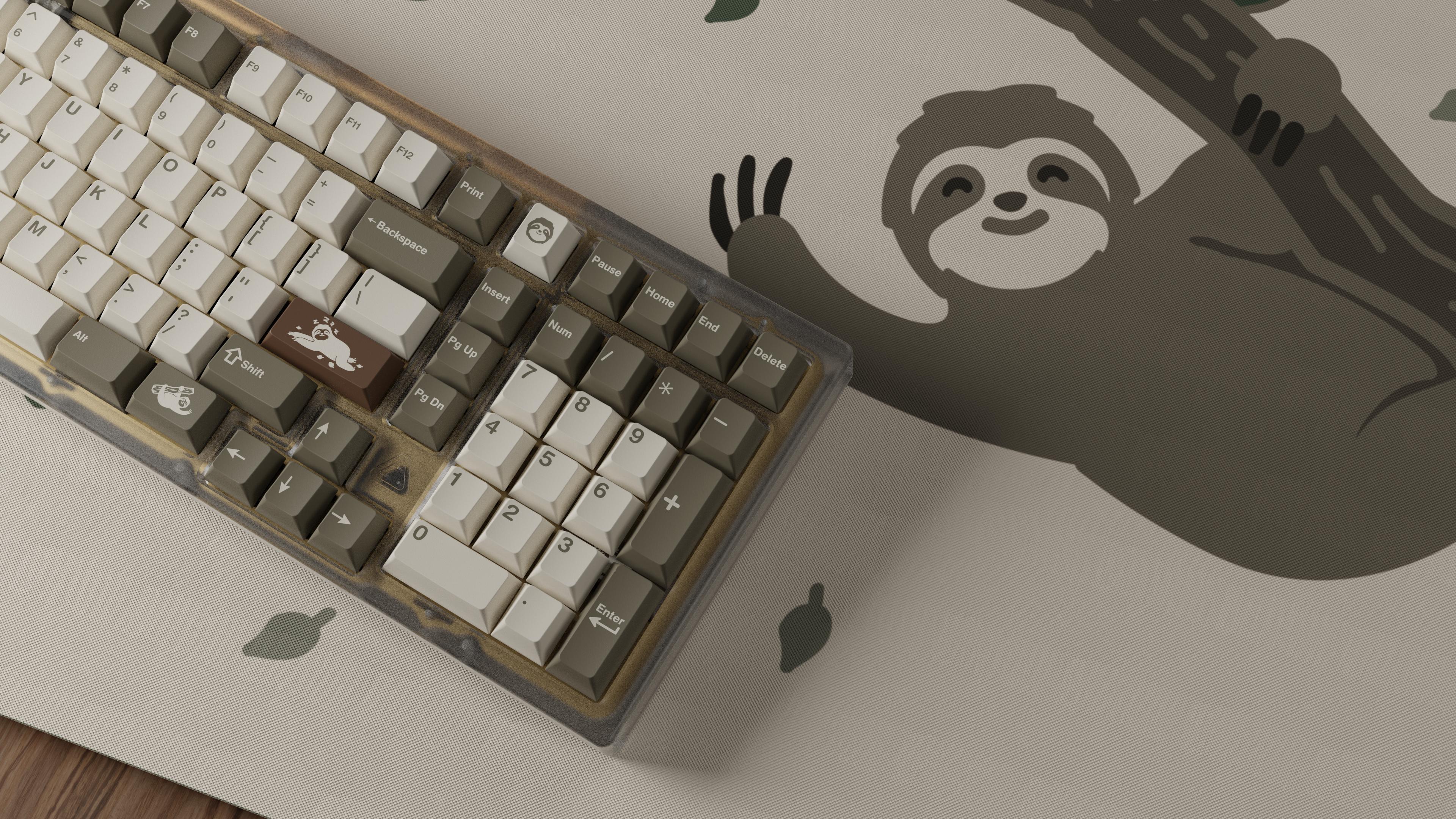 GMK CYL Sloth Keycaps
